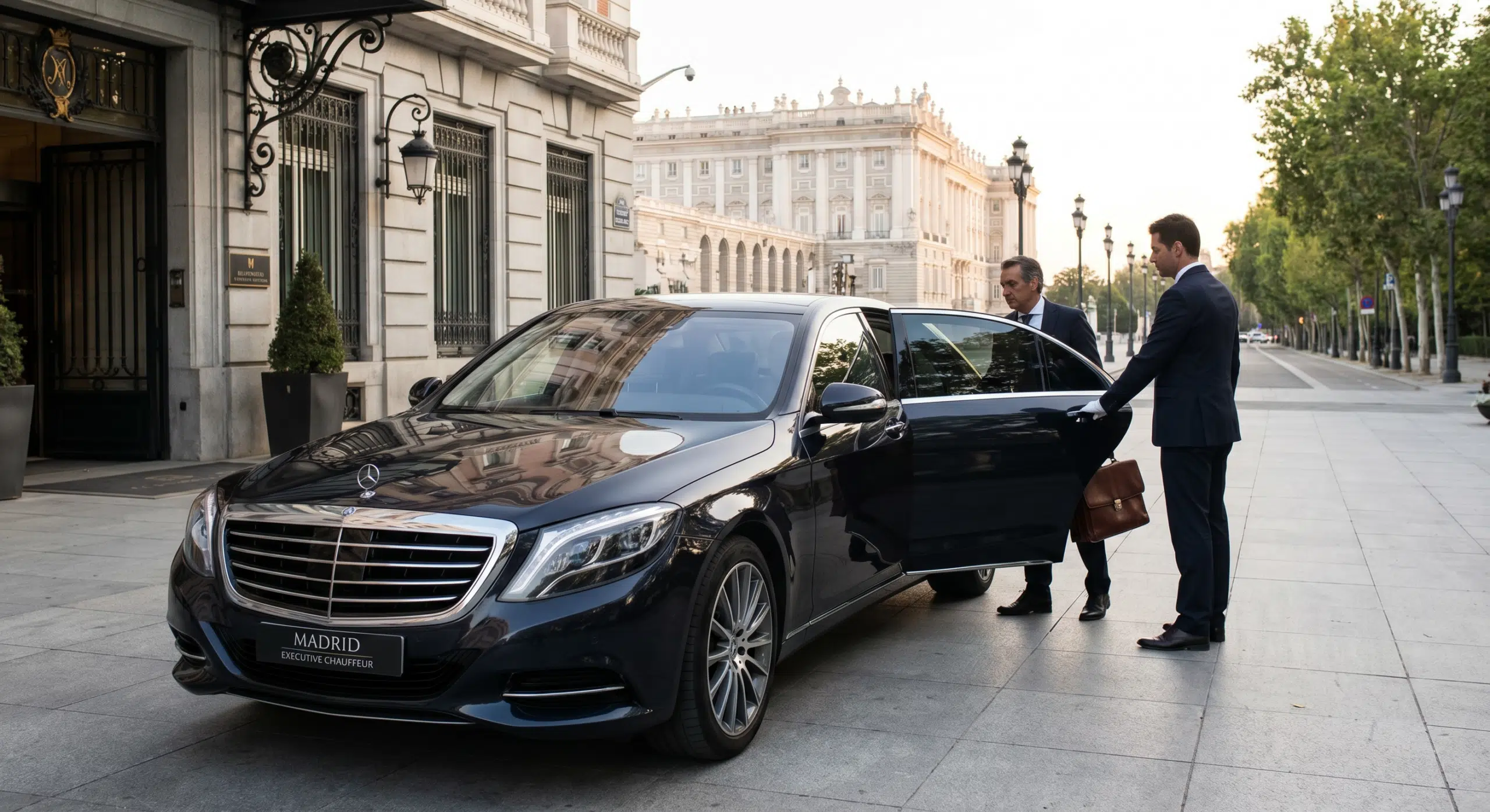 Chauffeur service in Madrid for business